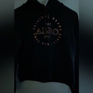 Aeropostale Black Hoodie with Red Logo